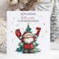 Six Seven 6 7 Santa Tree Christmas Card for Kids – Cotton and Twigg