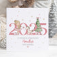 Pink Ballerina & Christmas Tree Christmas Card for Girls – Cotton and Twigg
