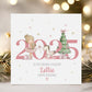 Pink Ballerina & Christmas Tree Christmas Card for Girls – photo 5
