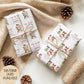 Kids teddy bear 1st Christmas wrapping paper