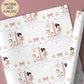 Girls ballerina birthday wrapping paper