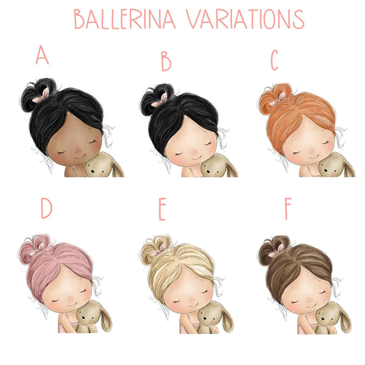 Girls ballerina birthday wrapping paper