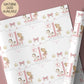 Girls ballerina birthday wrapping paper