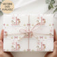 Girls ballerina birthday wrapping paper
