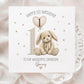 Cream Bunny 2nd Birthday Card for Boys – photo 3
