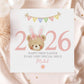 Bunny Ears Teddy Baby's First Easter Card 2026 for Baby Girl – photo 3