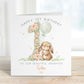 Floral Bunny Number 1 First Birthday Card for Girls – Cotton and Twigg
