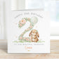 Floral Bunny Number 2 Second Birthday Card for Girls – Cotton and Twigg