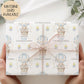 Boys illustrated Easter wrapping paper