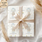 Boys illustrated Easter wrapping paper