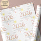 Girls illustrated first Easter wrapping paper