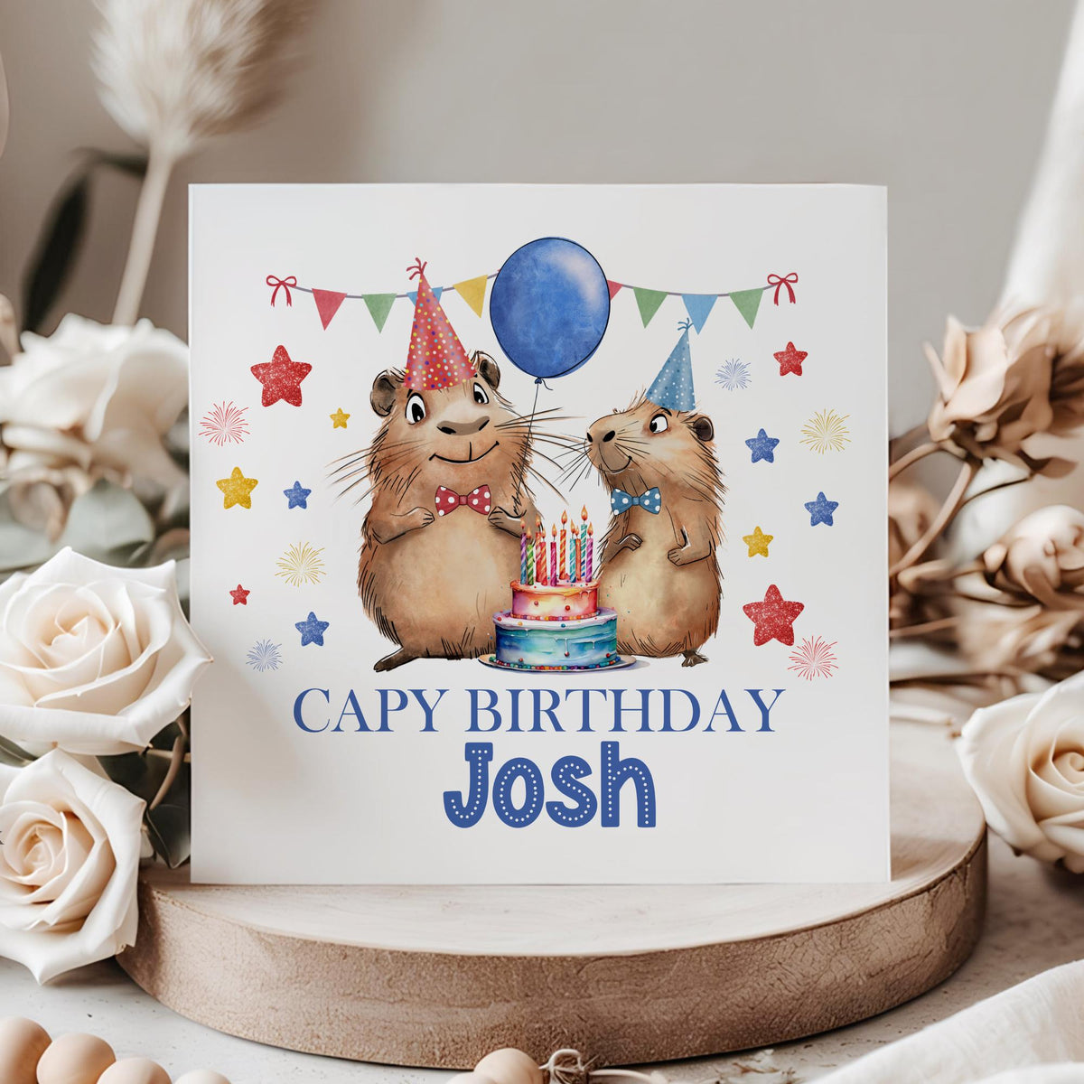 Capybara Capy Birthday Card – photo 3