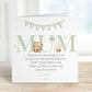 MUM Teddy Mother's Day Card – Cotton and Twigg