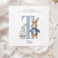 Blue Bunny Initial Easter Card for Boys – photo 2