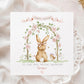 Floral Arch Bunny Easter Card for Girls – photo 2