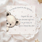 Peeking Teddy Best Friend Birthday Card – Cream – Cotton and Twigg
