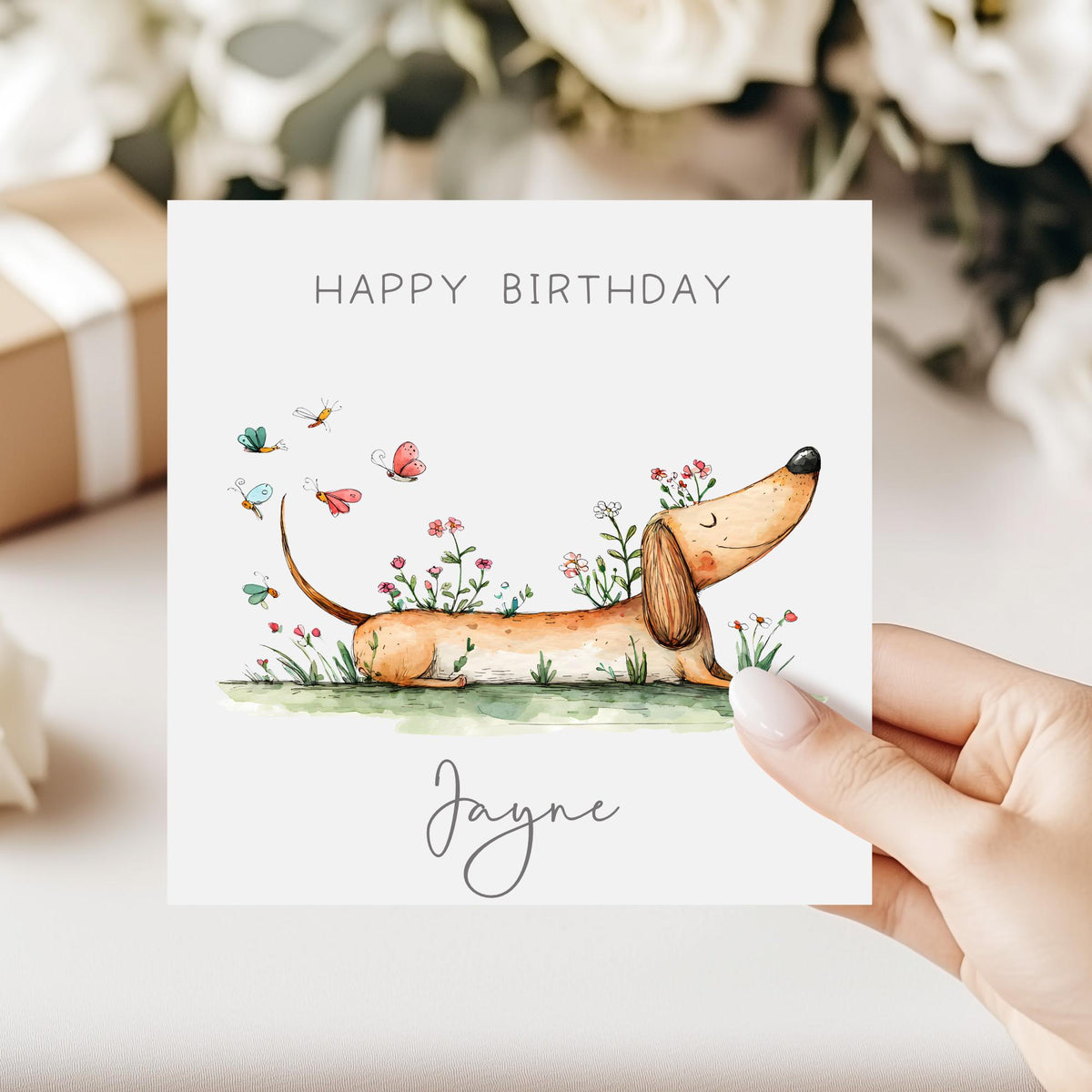 Dachshund Sausage Dog Birthday Card – photo 2