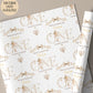 Girls ballerina 1st birthday wrapping paper