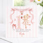 Strawberry Ballerina Berry First Birthday Card for Girls – photo 2