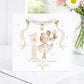 Neutral Ballerina Teddy 1st Birthday Card for Girls – photo 2