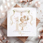 Neutral Ballerina Teddy 1st Birthday Card for Girls – Cotton and Twigg