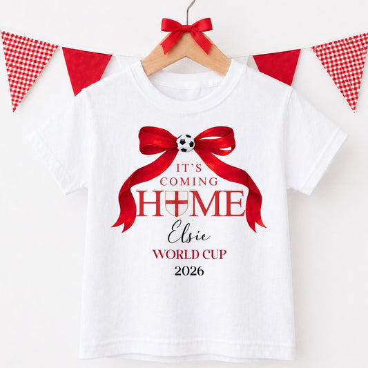 England Football Cup T-shirt for Girls