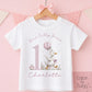 Silly Goose First Birthday Top for Girls
