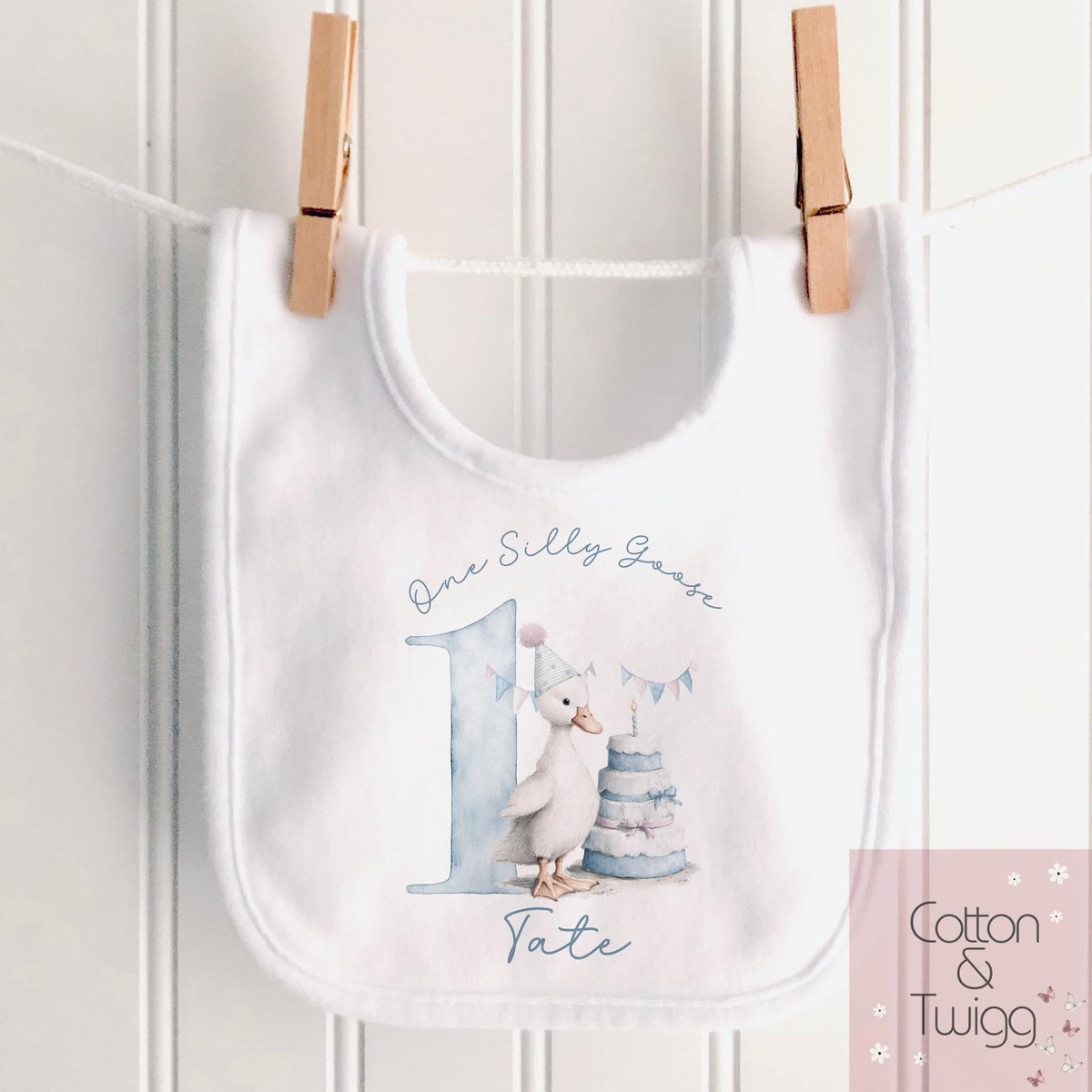 Silly Goose First Birthday Top for Boys