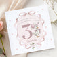 Pink Bow Goose 1st Birthday Card for Girls – photo 2