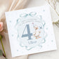 Blue Bow Goose 1st Birthday Card for Boys – photo 4