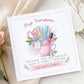 Pink Teacup Thank You Teacher Card – photo 2