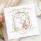 Floral Arch Bunny 2nd Birthday Card for Girls – photo 2