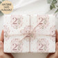 Girls goose frame 2nd birthday wrapping paper