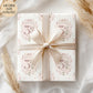 Girls goose frame 2nd birthday wrapping paper