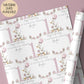 Girls balloon goose 1st birthday wrapping paper