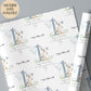 Boys balloon goose 2nd birthday wrapping paper