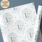Boys goose frame 2nd birthday wrapping paper