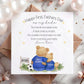 Teddy Footballer 1st Father's Day Card as My Daddy – Team Colours – photo 4