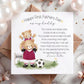 Teddy Footballer Bunting 1st Father's Day Card as My Daddy – photo 3