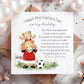 Teddy Footballer Bunting 1st Father's Day Card as My Daddy – Cotton and Twigg