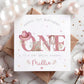 Pink Cowgirl ONE 1st Birthday Card for Girls – photo 4