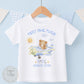 Blue Teddy Aeroplane Holiday T-shirt