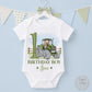 Green Tractor Birthday T-shirt