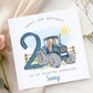 Blue Tractor 2nd Birthday Card for Boys – Cotton and Twigg