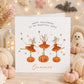 Ballerina Mice & Pumpkins Halloween Card for Girls – photo 3