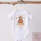 Highland Cow 'The Cutest Pumpkin In The Patch' – Personalised Halloween Sleepsuit, Vest, Bib & T-Shirt