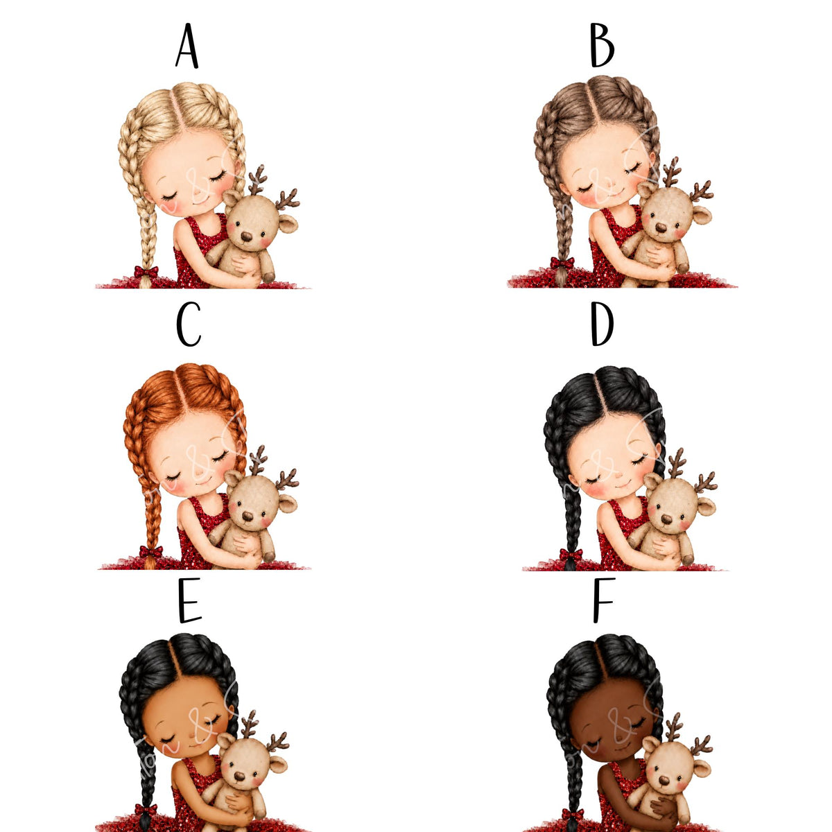 Red Ballerina Bauble Christmas Card for Girls – photo 2