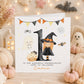 Little Witch Baby Girl's 1st Halloween Card – photo 2