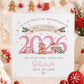Green Teddy North Pole 2026 Unisex Baby's First Christmas Card – photo 3