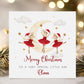 Ballerina Mice on the Moon Christmas Card for Girls – photo 3